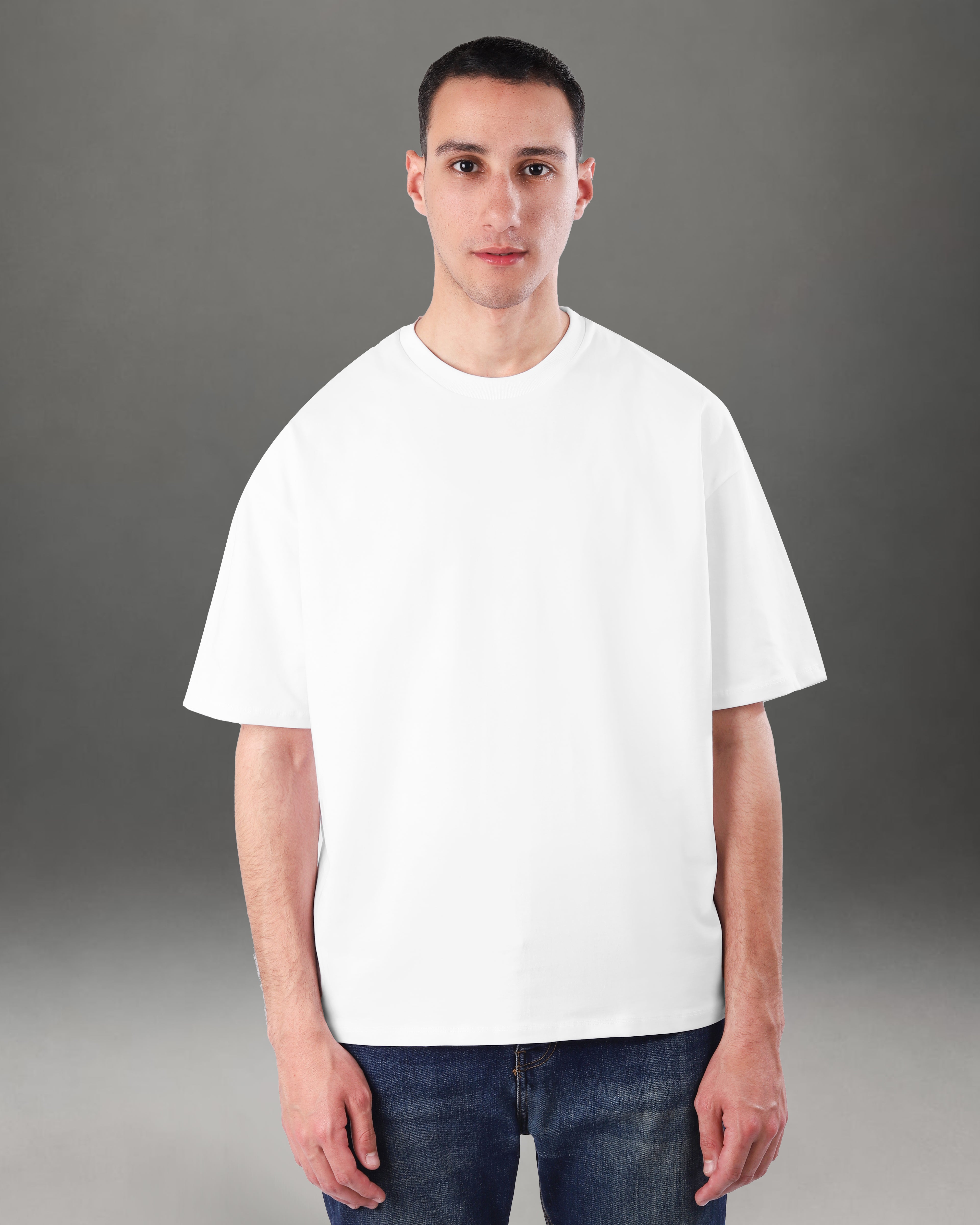 White Oversized Tee
