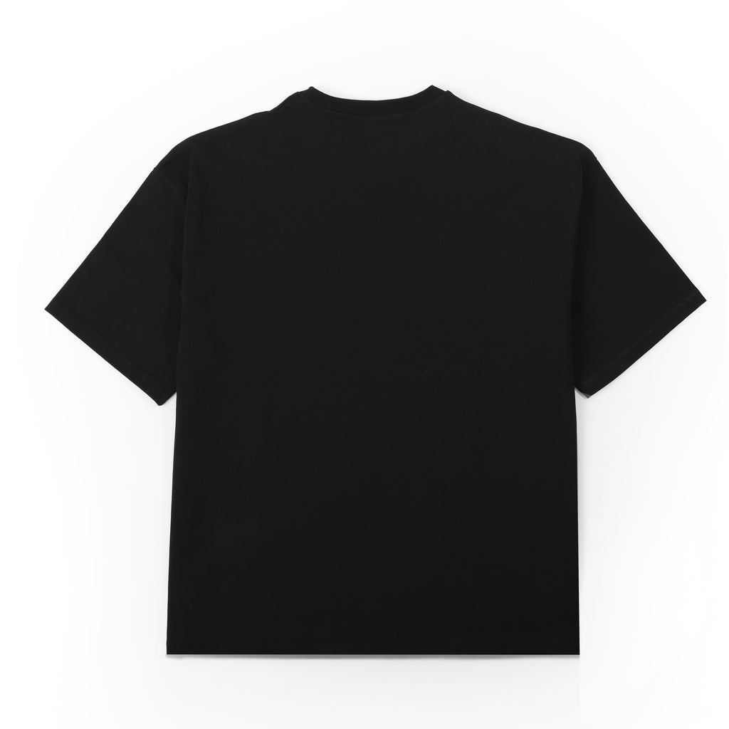 Black T-shirt on a White background