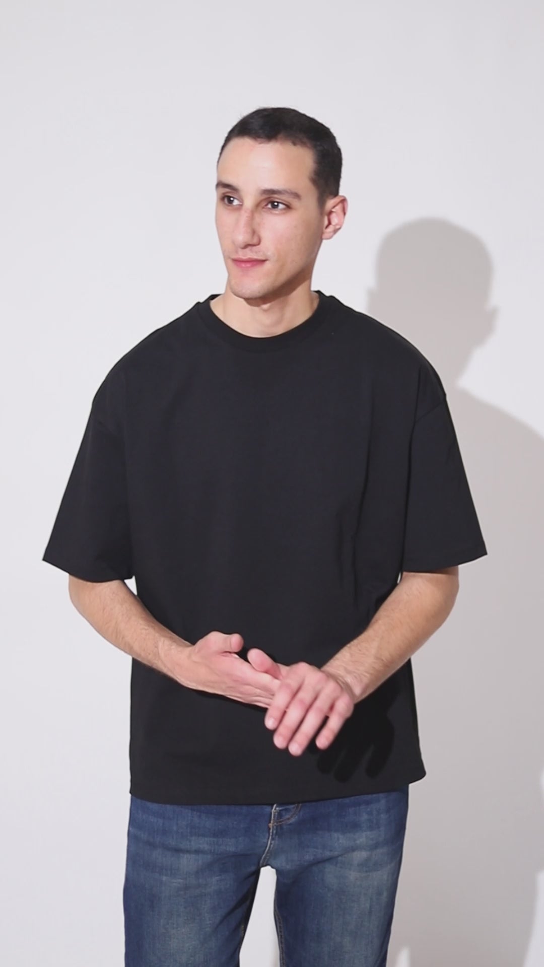 Black Oversized Tee